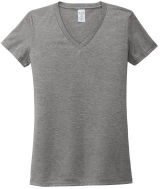AL2018 - Ladies' Tri-Blend V-Neck Tee