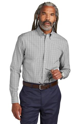 Wrinkle-Free Stretch Patterned Shirt