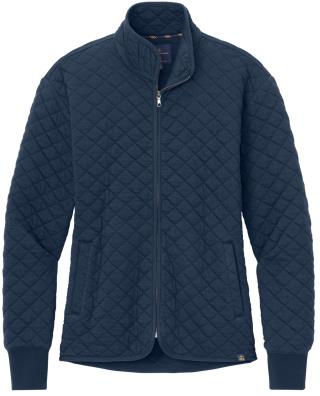 BB18213 - Ladies Diamond Quilt Full-Zip