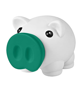 BLK23-5052 - Mini Prosperous Piggy Bank