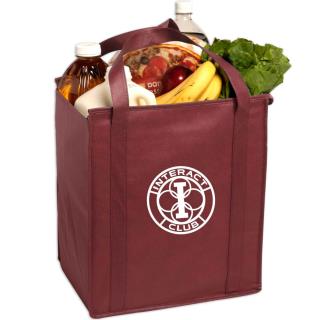 BLK23-8025  - Insulated Non-Woven Grocery Tote