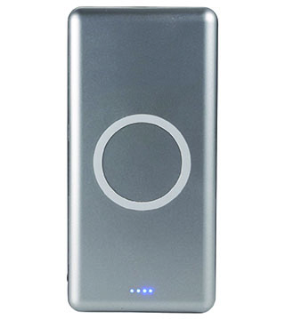 BLK23-B7121-43 - UL Listed Light Up Qi 10000 Wireless Power Bank