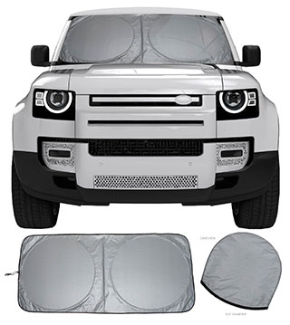 BLK25-SUVDP2 - Dual Panel SUV Sunshade