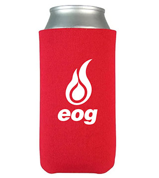 EO1-033 - Slim Koozie - Red