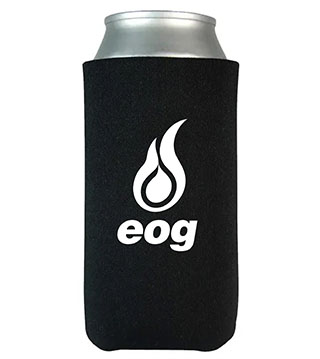 EO1-034 - Slim Koozie - Black
