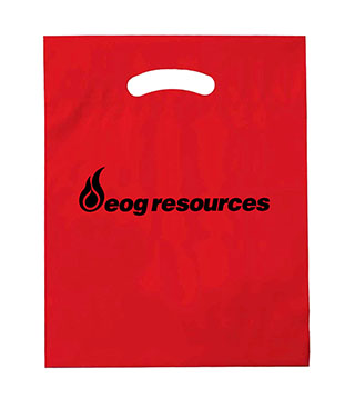 EO1-041 - Plastic Shopping Bag - Red