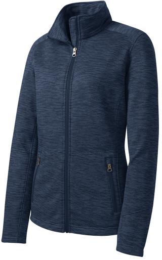 L231 - Ladies' Digi Stripe Fleece Jacket