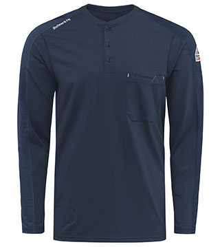 STL2-LNA - Flex Knit Henley - Long