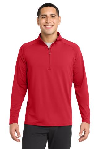 Tall Sport-Wick Stretch 1/2-Zip Pullover